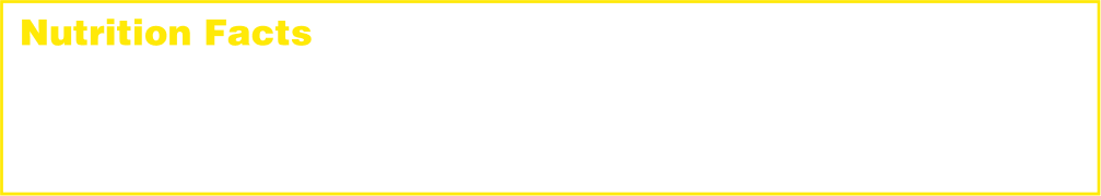 Chewy Cherry Almond - Nutrition